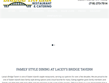 Tablet Screenshot of laceysbridgetavern.com